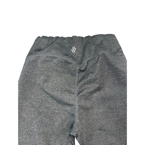 Sweat Shaper Sauna Leggings Womens Large Gray High Waist Compression Pants - Picture 5 of 10